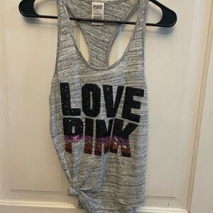 PINK Victoria's Secret Heather Gray Tee